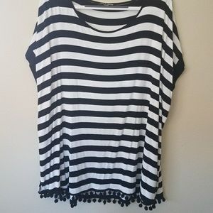 Cable and Gauge striped Tee